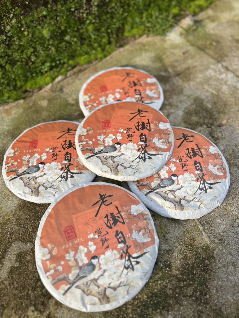 云南2020荒野白茶357克饼，一件42饼批发零售
