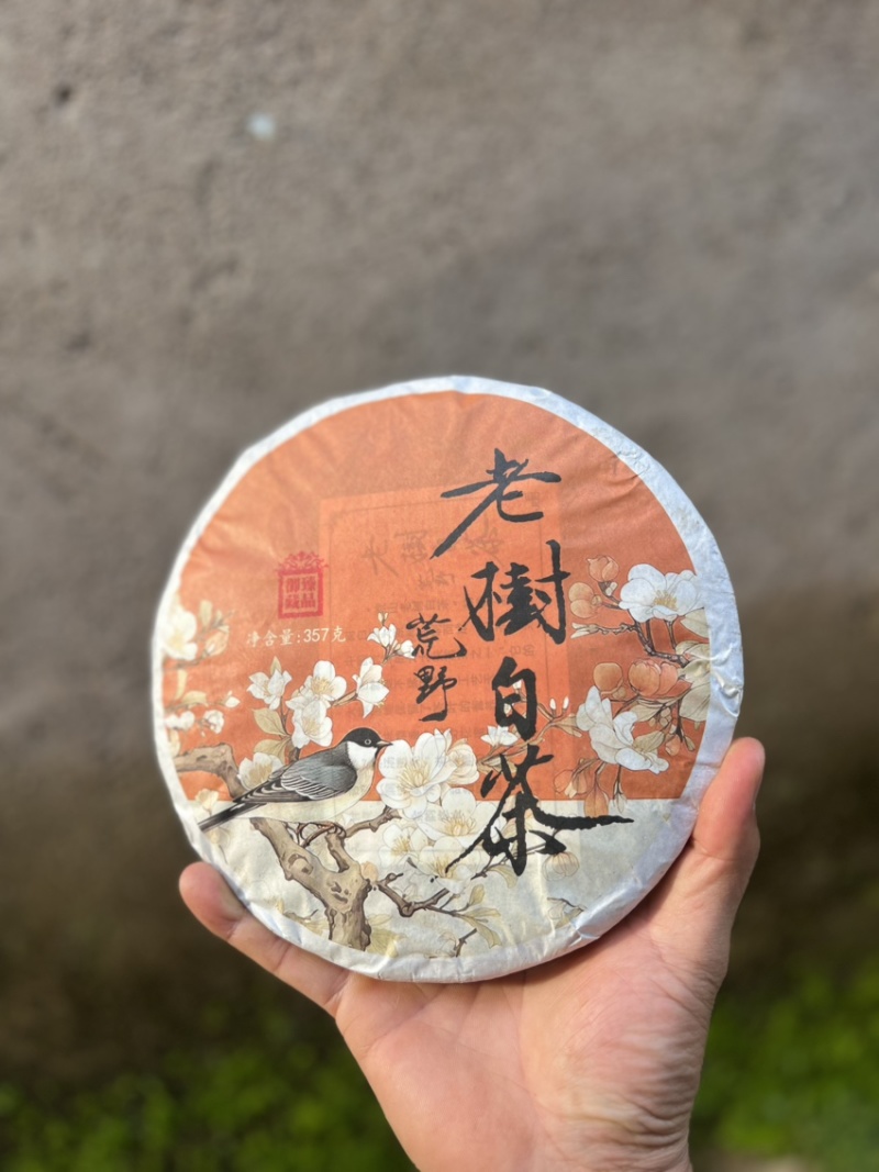 云南2020荒野白茶357克饼，一件42饼批发零售
