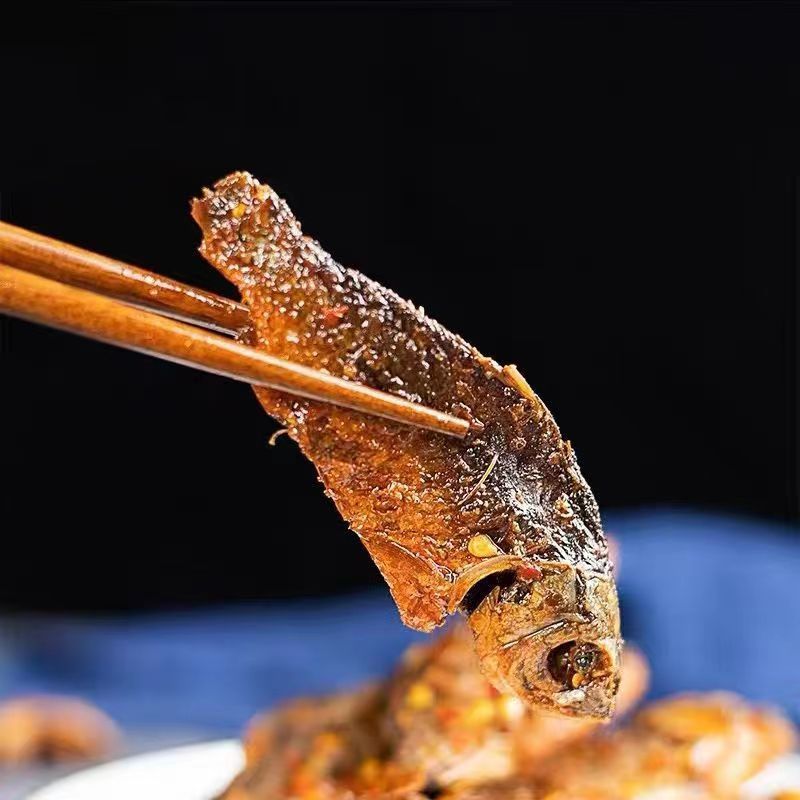 浏水坊浏水鱼刁子鱼手撕鲫鱼零食小吃即食香辣鱼仔辣鱼干湖南特产