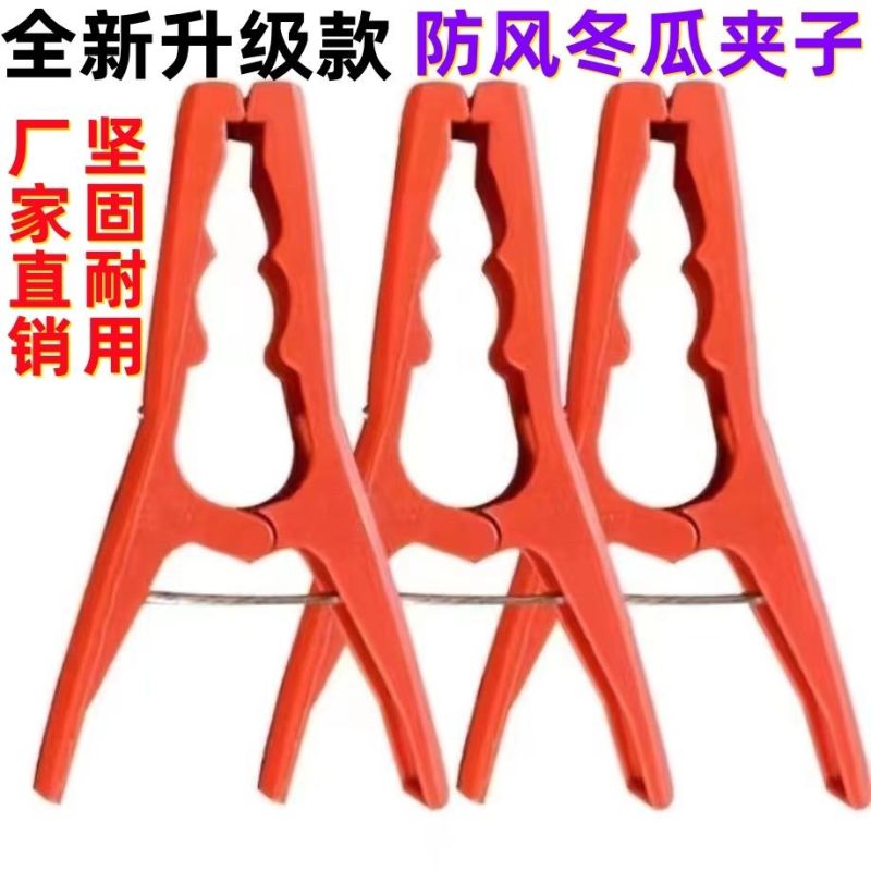 冬瓜夹子大号塑料夹子竹竿扶蔓夹吊秧夹绑蔓夹罗汉果黄瓜防风