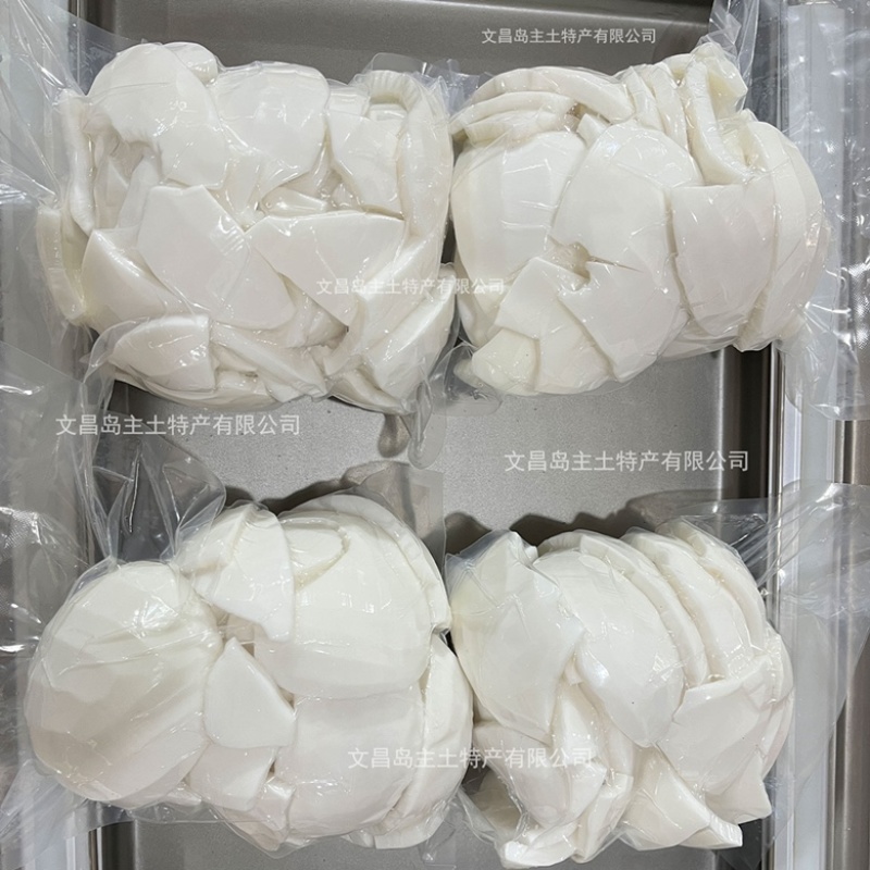 海南鲜老椰肉，精洗货，真空袋包装后速冻保鲜（空运/冷链）厂销