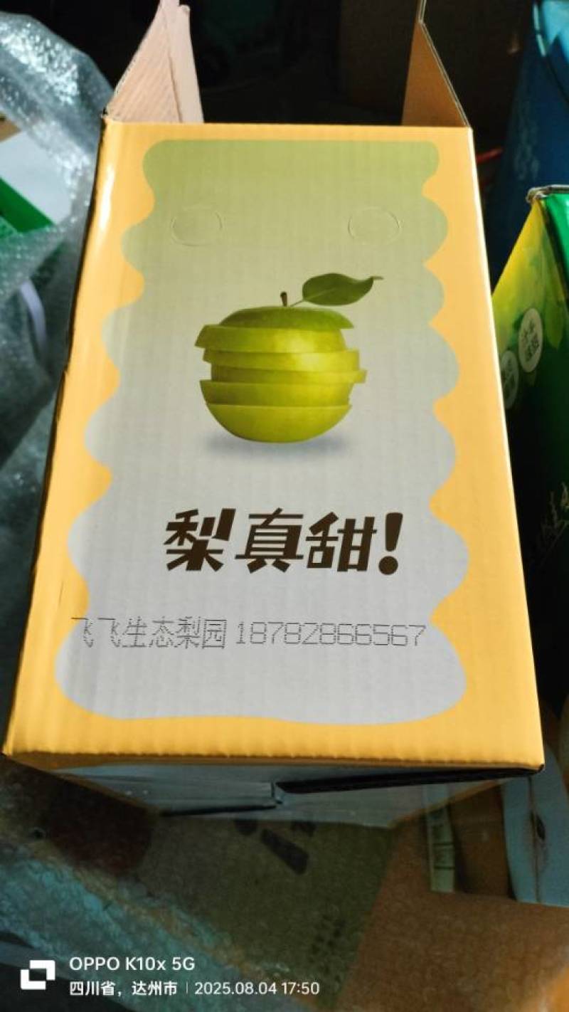 飞飞，生态梨园，自产自销