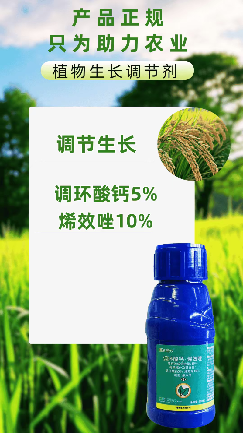 15%调环酸钙烯效唑植物生长调节剂100克调节抗逆增产