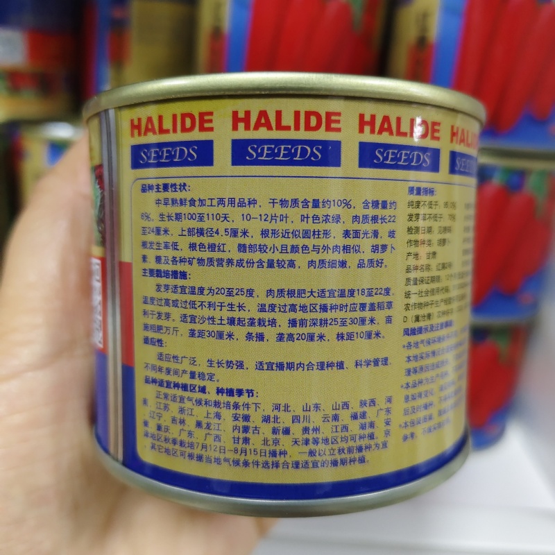 红果2号胡萝卜种子中早熟鲜食加工两用胡萝卜种籽甜脆