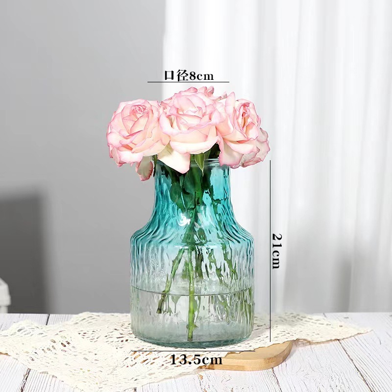 玻璃水培花瓶，鲜花插花花瓶摆件