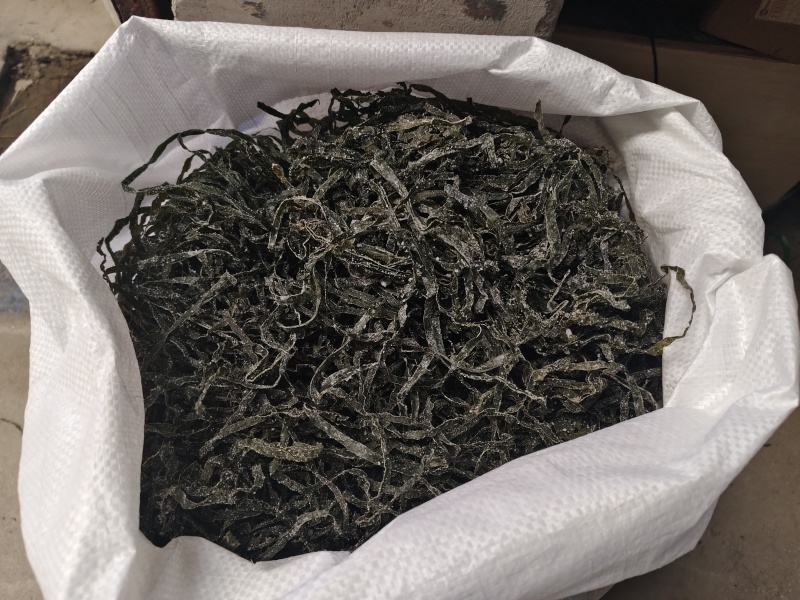 全干海带长丝，一斤泡发5斤多，纯绿长丝！