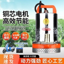 潜水泵12V24V48V60V直流潜水泵电瓶车抽水