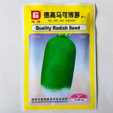德高马可博萝水果萝卜种子佳美一号青萝卜渤丰韩青秋季萝卜种