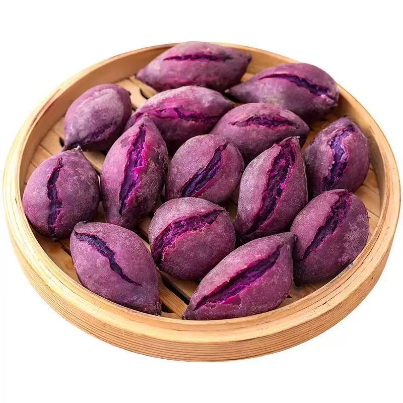 新鲜现挖紫薯紫罗兰红薯正宗沙地番薯地瓜香甜蔬菜蜜薯批发
