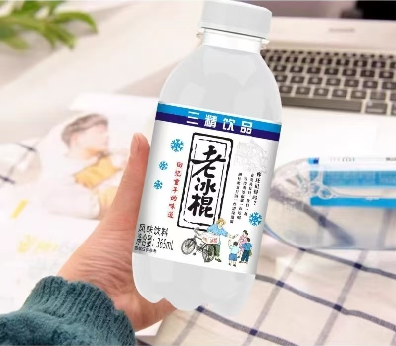 老冰棍雪糕味饮料350毫升×12瓶