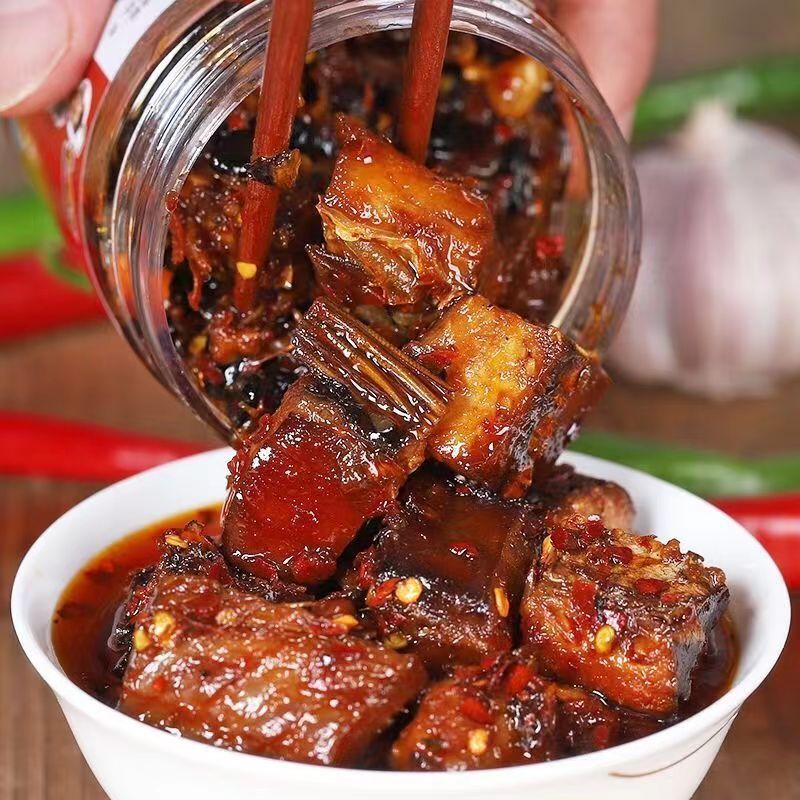 湖南特产香辣鱼排农家自制腊鱼块熟食腊鱼小吃鱼仔下饭菜即食休闲