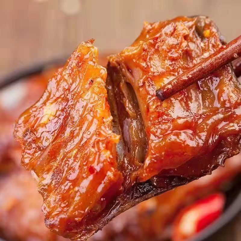 湖南特产香辣鱼排农家自制腊鱼块熟食腊鱼小吃鱼仔下饭菜即食休闲