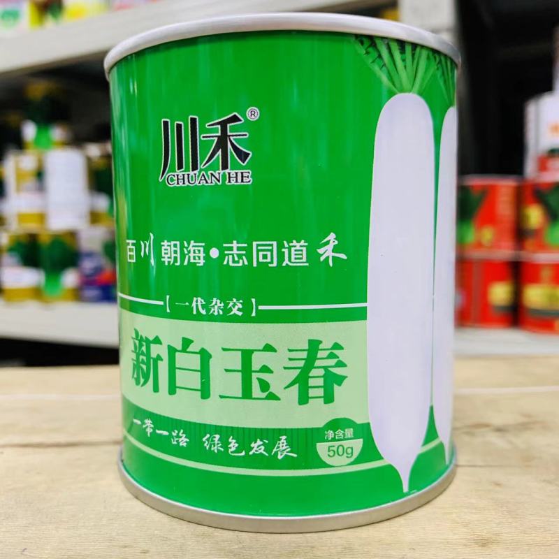 新白玉春萝卜种子一代杂交白萝卜种子春秋清脆洁白产量高