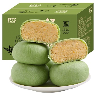 抹茶绿豆饼绿豆糕整箱早餐面包小吃休闲食品全国小吃网红零食