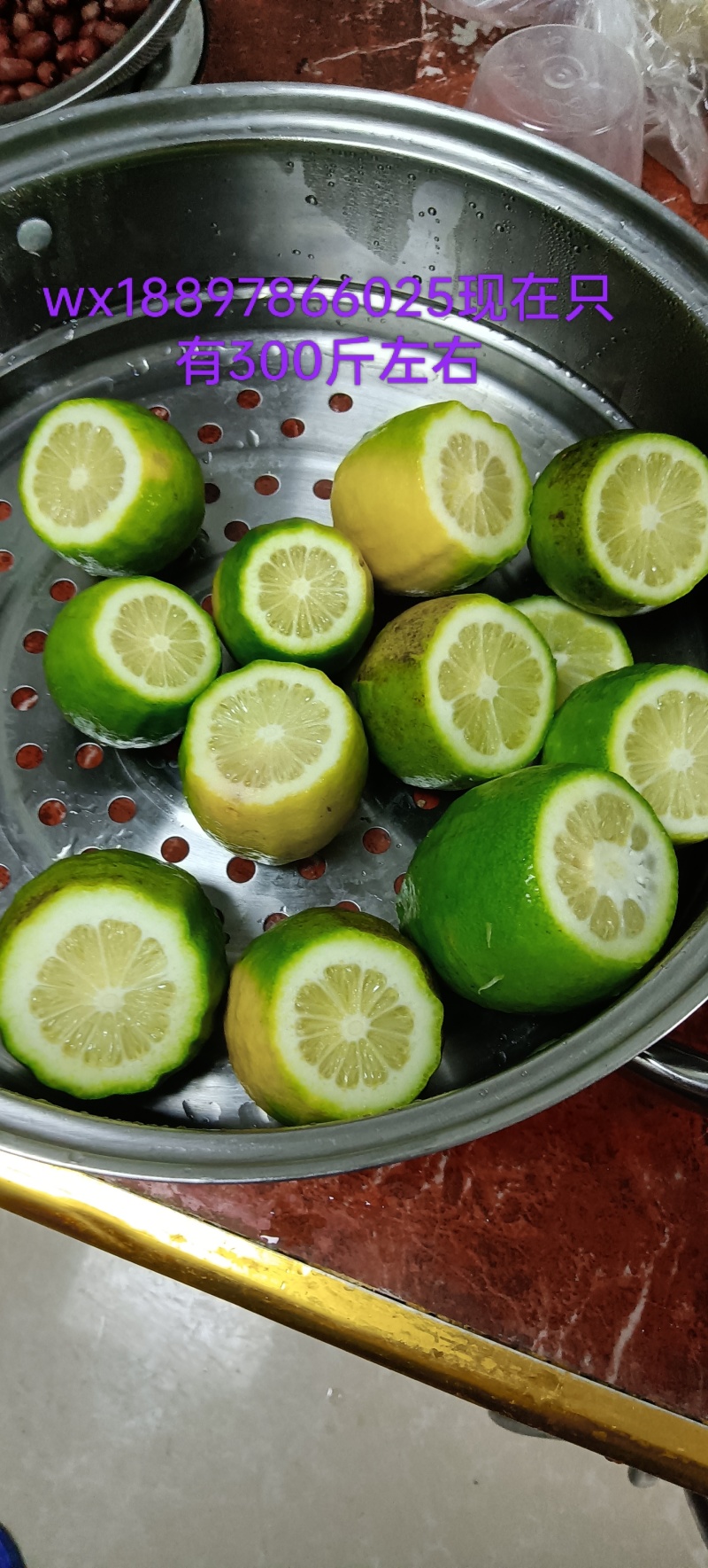 自家种植的广东香水柠檬，个个饱满，全部放农家肥