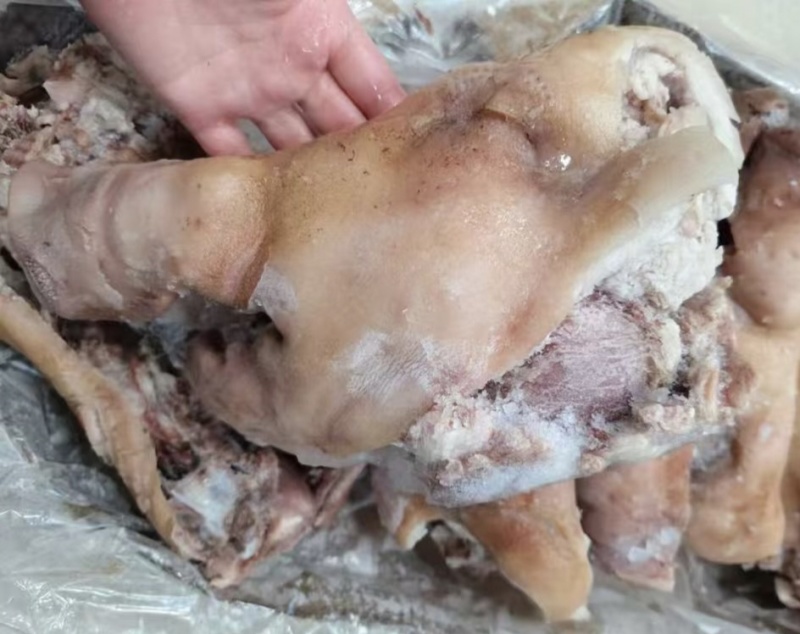 【猪头肉】熟猪头纯干货，带核桃肉，猪脸肉，纯干熟猪头
