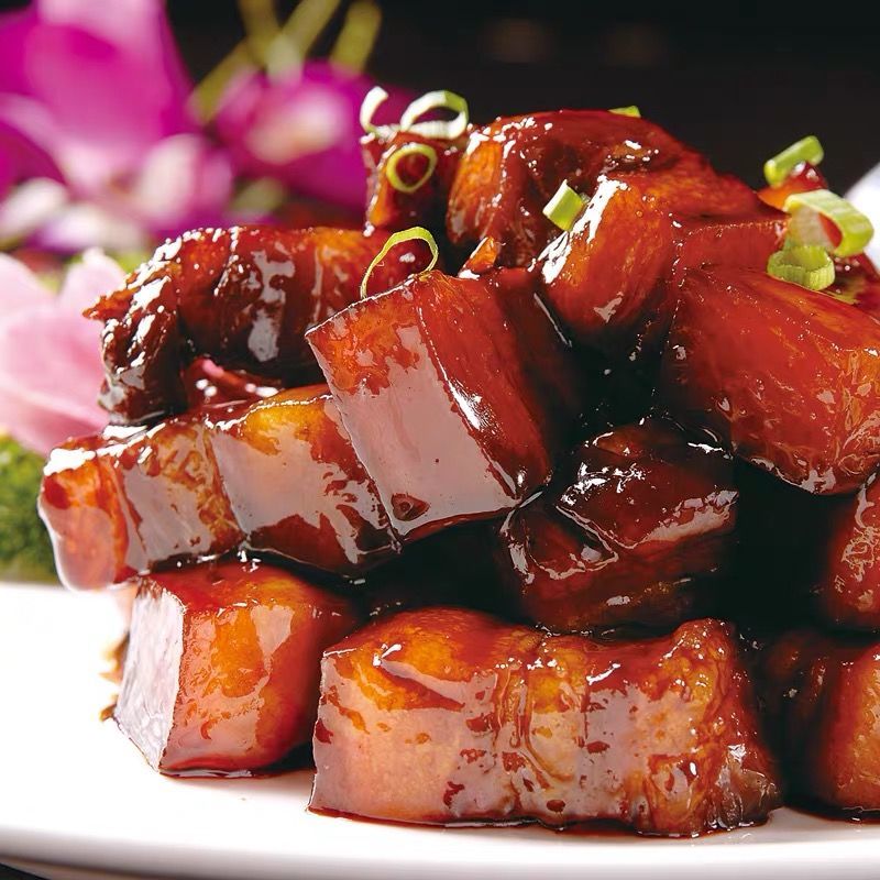 红烧肉稻香肉**烧肉老上海味道蒸五分钟加热收汁即可