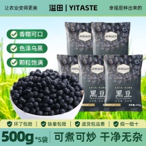 东北5斤黑豆农家老品种黑土农家种植1斤大豆子手选黑豆