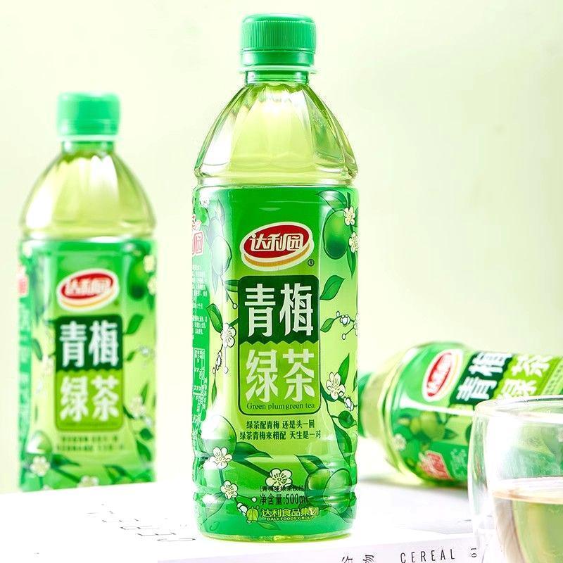 达利园青梅绿茶500ml*4瓶夏季饮品露营果味饮料酸甜官