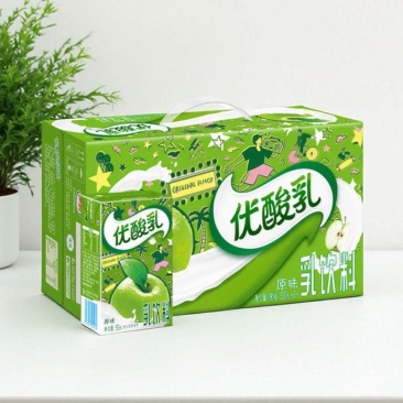 伊利优酸乳250ml24盒AD钙原味草莓蓝莓一件代发包邮