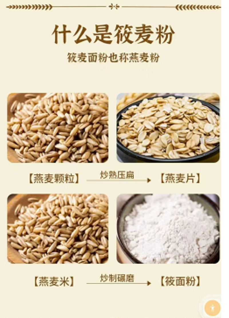 《正宗》纯莜麦面粉袋装河北特产基地直发对接全国一条龙