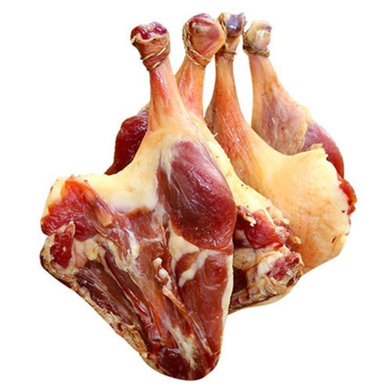 腊鸭腿风干咸鸭腿皮薄肉厚咸香可口人工散养土鸭咸香腊鸭