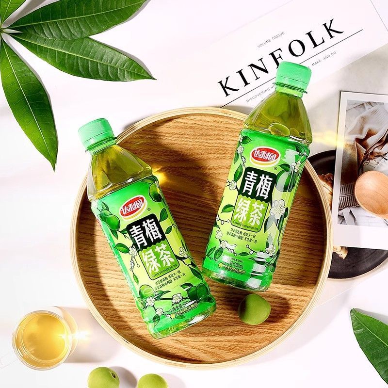 达利园青梅绿茶500ml*4瓶夏季饮品露营果味饮料酸甜包邮