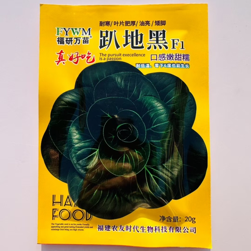 特矮苏矮脚青梗菜种子油亮苏州青种籽高产耐寒耐冻黑亮青菜种