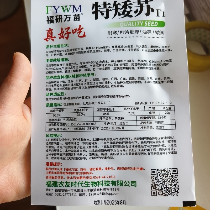 特矮苏矮脚青梗菜种子油亮苏州青种籽高产耐寒耐冻黑亮青菜种