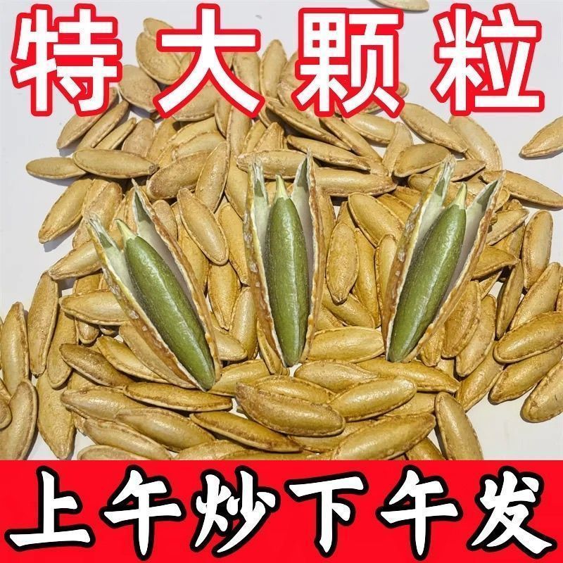 正宗长粒美人甲瓜子原味椒盐味瓜子南瓜子五香味薄皮小零食批