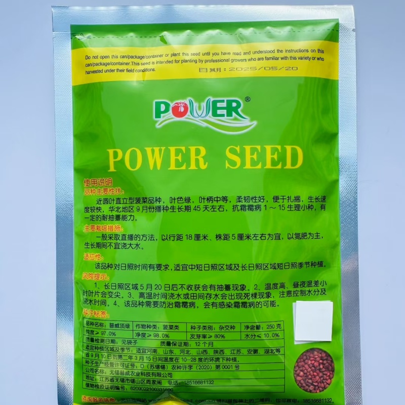 蔬菠A35号菠菜种子圆叶抗病强耐热抗寒耐抽苔大叶菠菜种子
