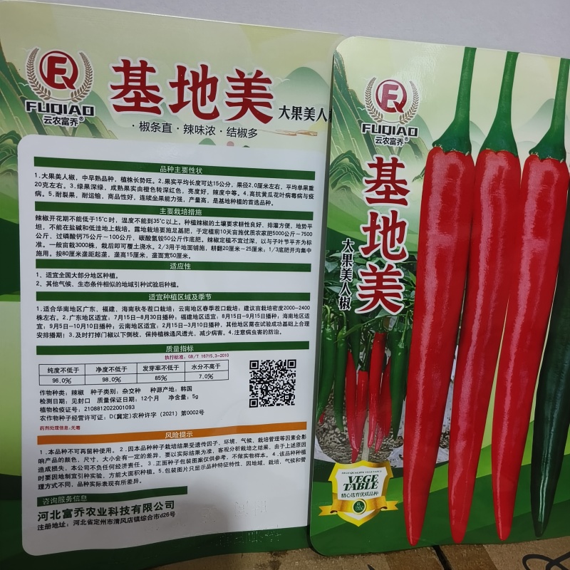 基地宝大果美人椒种子大果404大果辣椒种子早熟高产耐裂