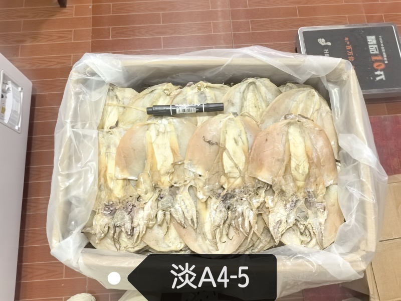 墨鱼干产地直销4-5个一斤