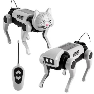 遥控机械狗拼装超市玩具组合机械猫行走D1r网红玩具