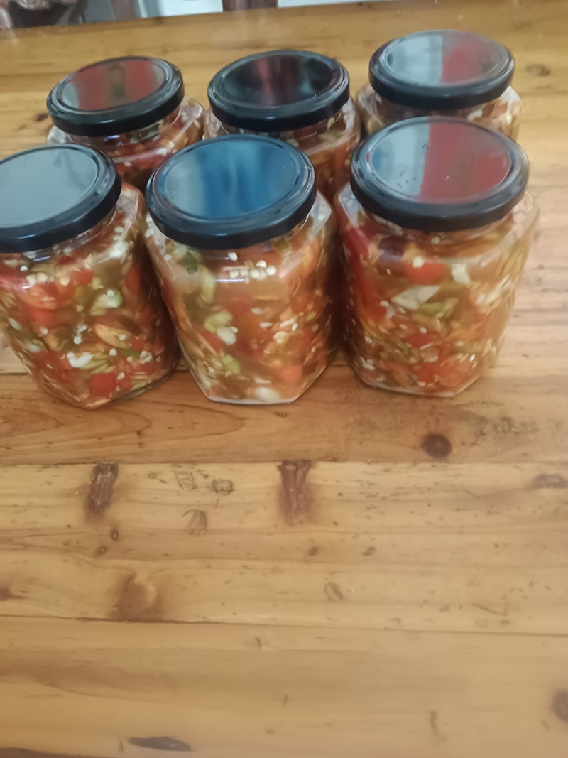 自家种的辣椒系列，手工剁椒，辣酱