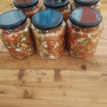 自家种的辣椒系列，手工剁椒，辣酱