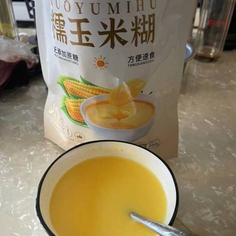 膳垣牌糯玉米糊，玉米发糕粉，玉米糕粉，选用万全糯玉米加工