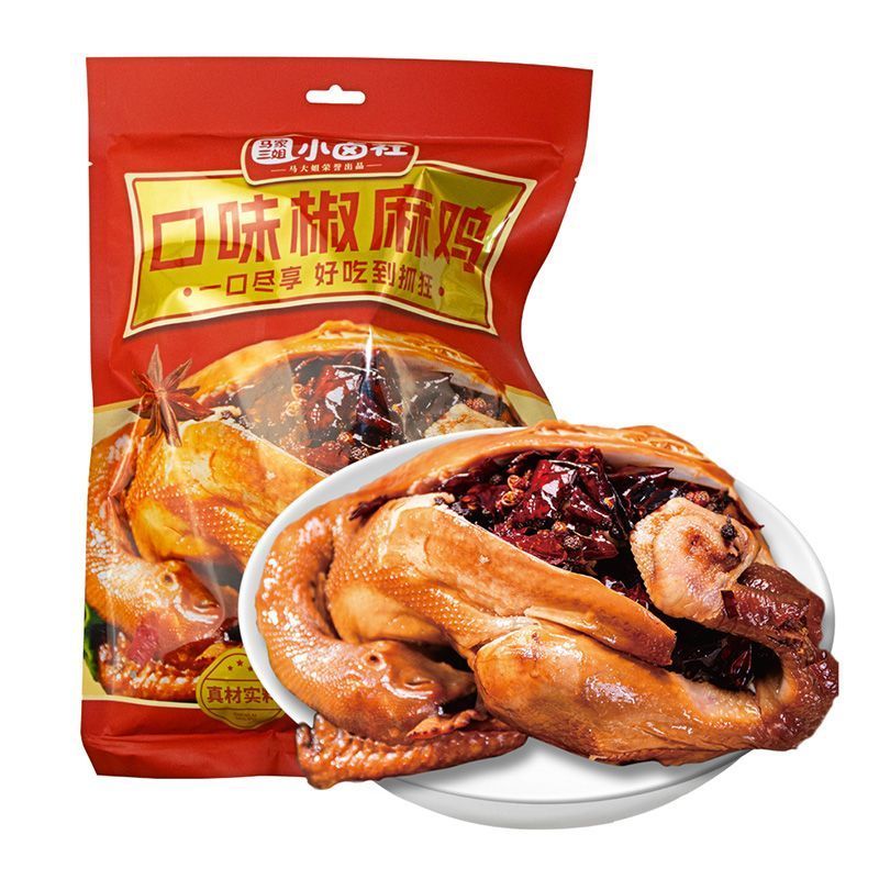 马大姐厨坊椒麻鸡530g整只鸡麻辣扒鸡正宗特色卤味新老包