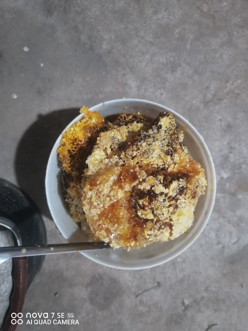 自家养的土蜜蜂产的蜂蜜
