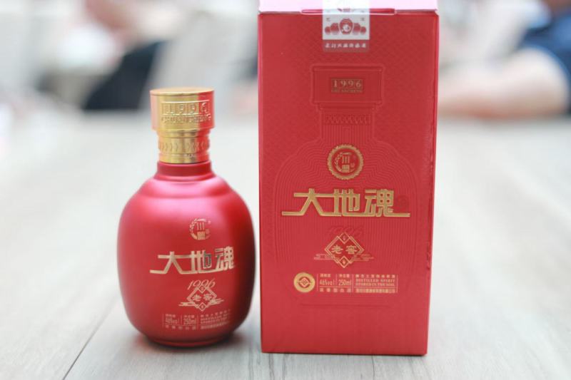 大地魂1996老窖酒/半斤装浓香型白酒