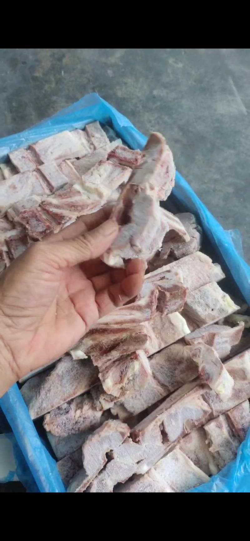 猪背骨切的排骨粒，猪背骨猪脊骨排骨粒