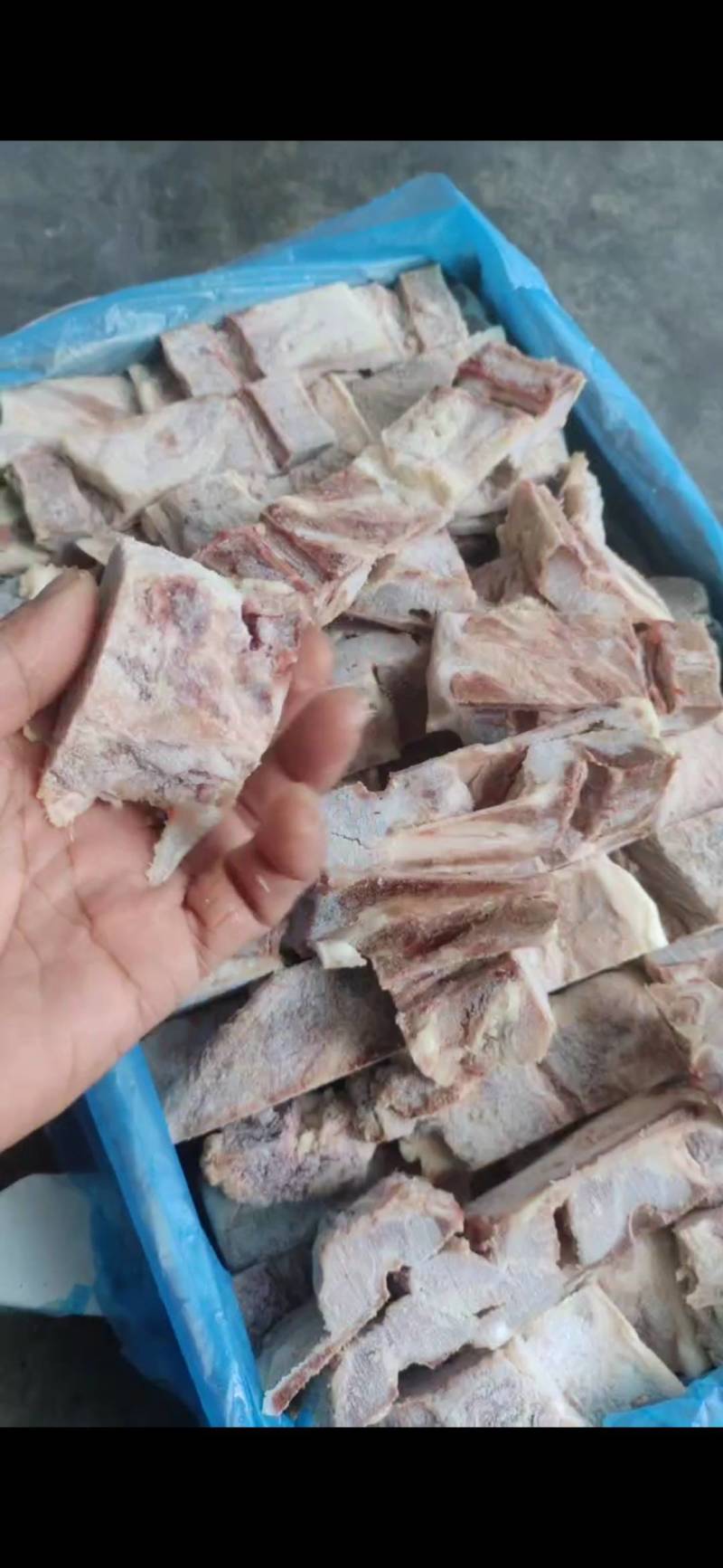 猪背骨切的排骨粒，猪背骨猪脊骨排骨粒