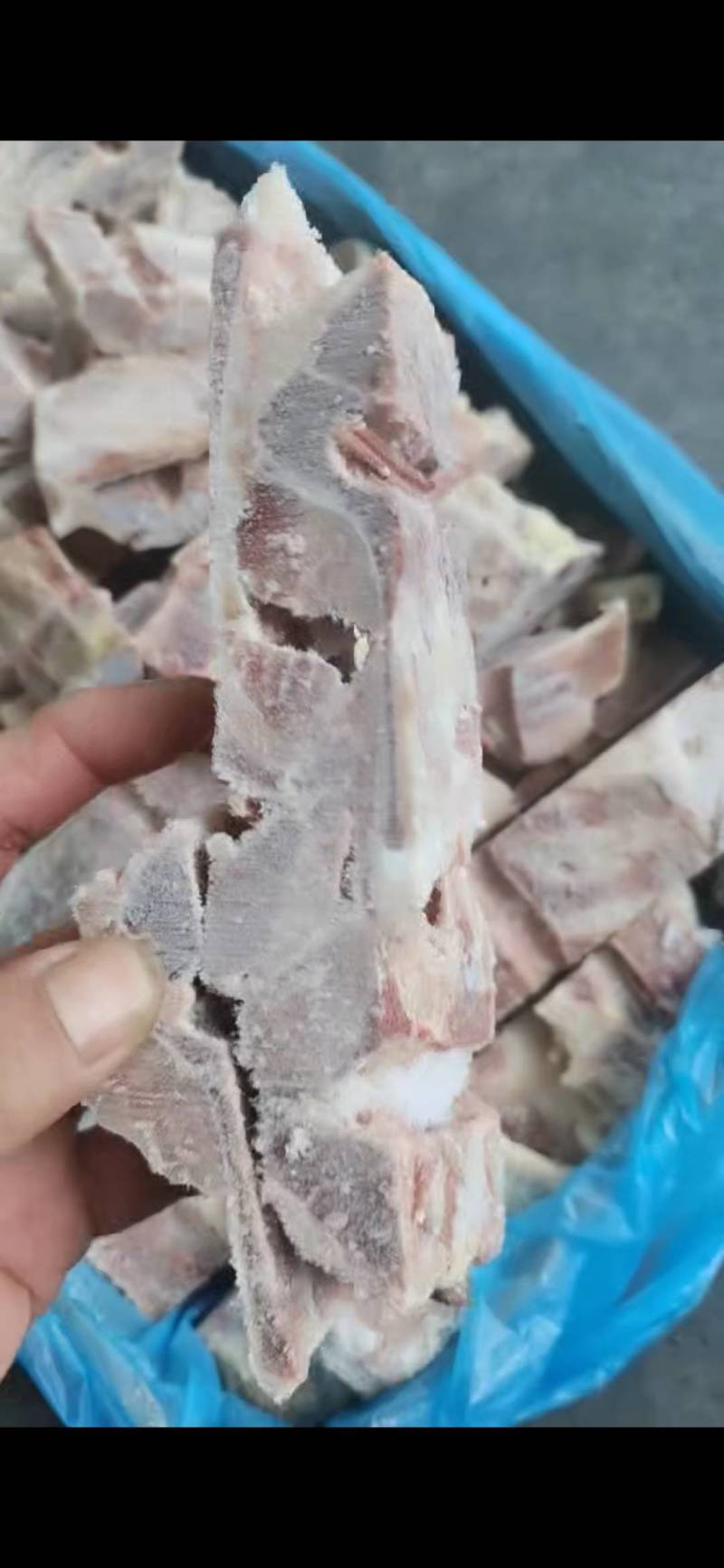 猪背骨切的排骨粒，猪背骨猪脊骨排骨粒