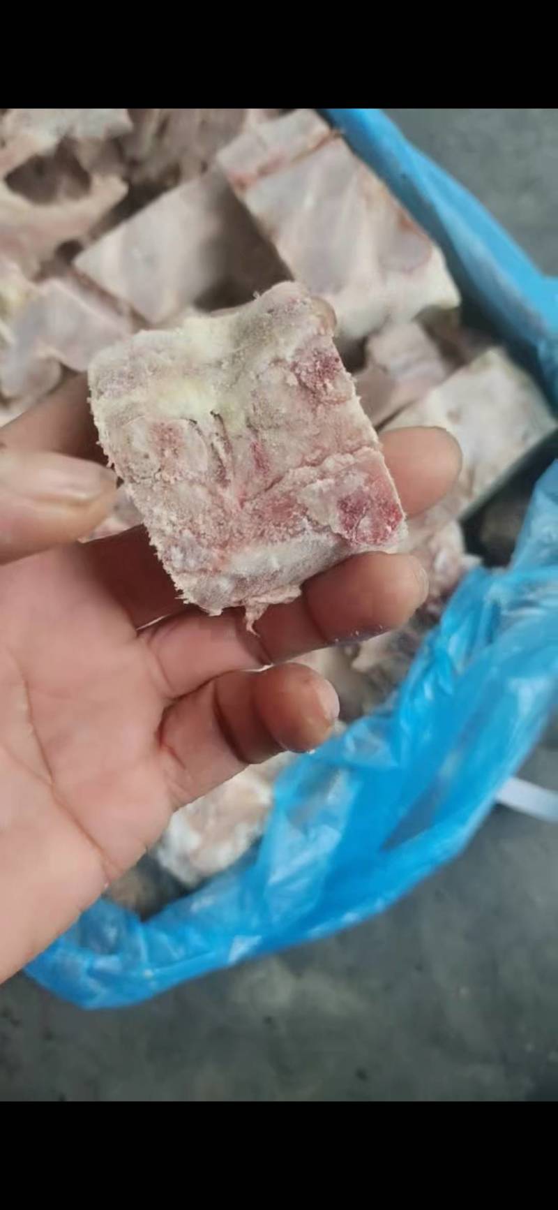猪背骨切的排骨粒，猪背骨猪脊骨排骨粒