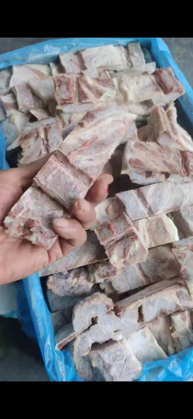 猪背骨切的排骨粒，猪背骨猪脊骨排骨粒