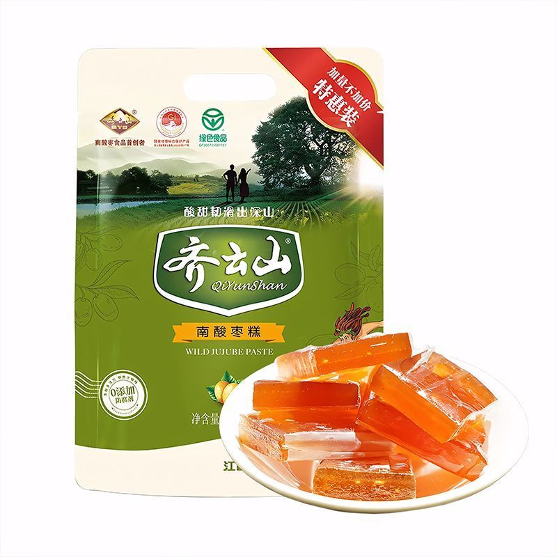齐云山南酸枣糕500g蜜饯***孕妇儿童赵一鸣零食很忙