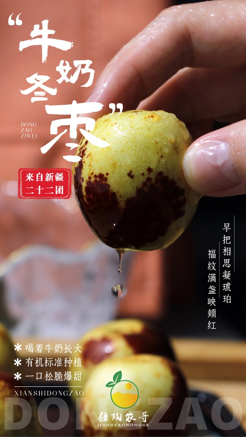 新疆库尔勒牛奶冬枣