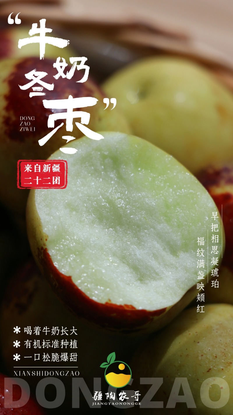 新疆库尔勒牛奶冬枣