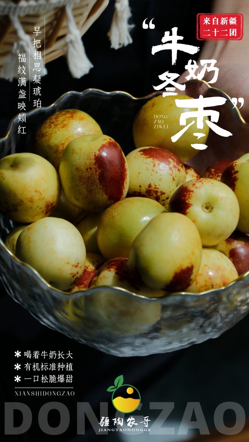 新疆库尔勒牛奶冬枣