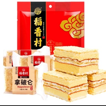 拿破仑千层蛋糕约500g奶油包装面包早餐网红糕点西式零